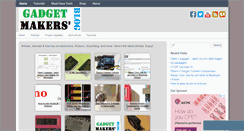 Desktop Screenshot of gadgetmakersblog.com